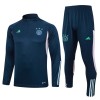 AFC Ajax Quarter Zip Trenings Collegegenser Set 23-24 Blå - Herre